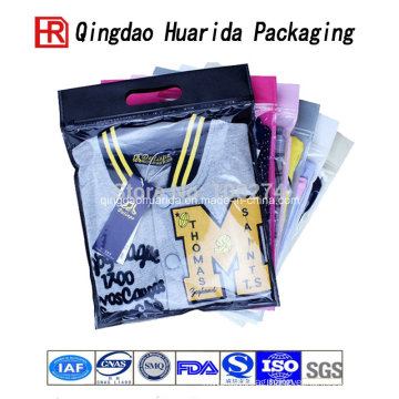 Clear Plastic Ziplock Packaging Bags/Clear Plastic Shirt Packaging Bags/Custom Packaging Clothing Bag